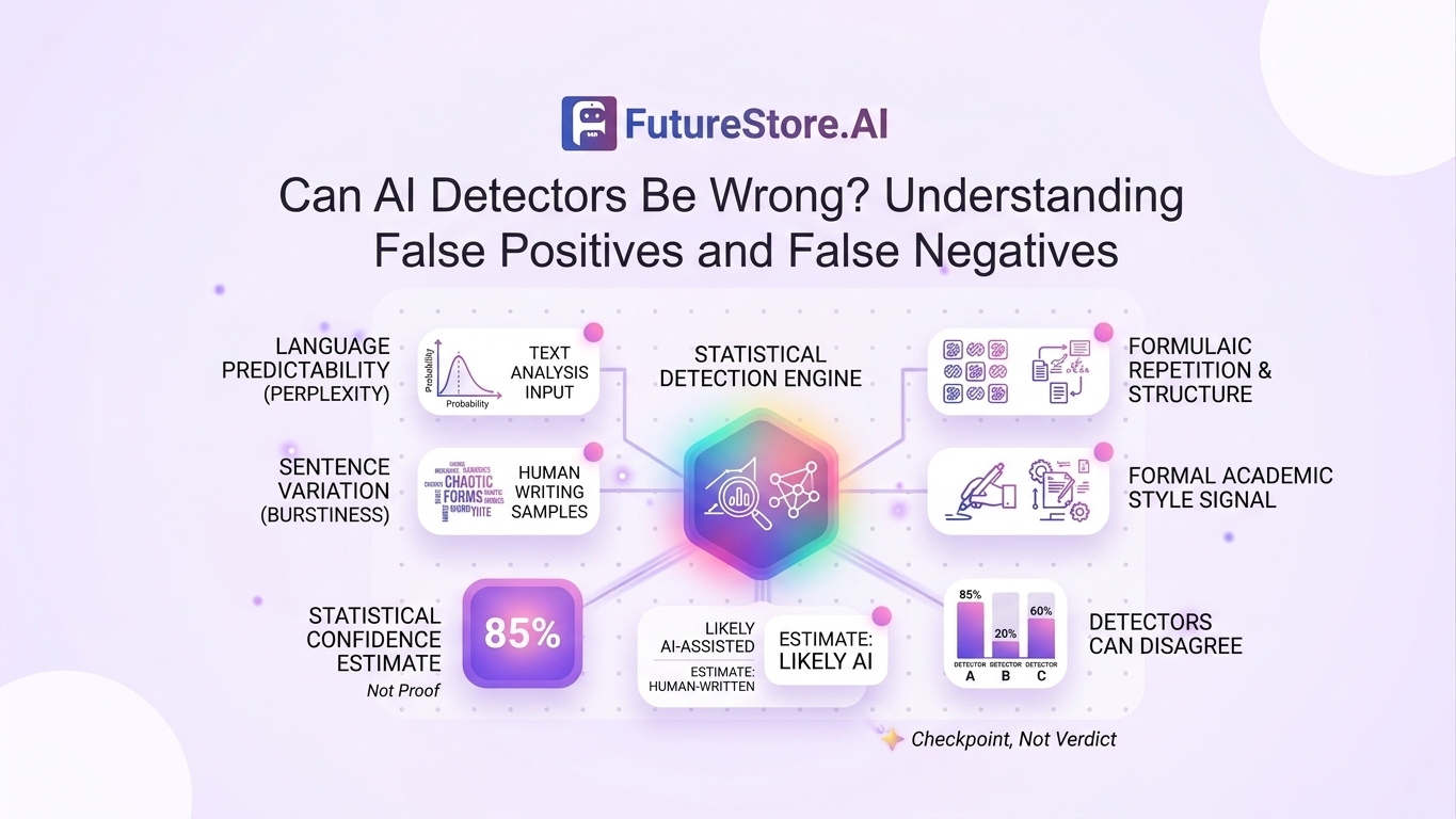 Can AI Detectors Be Wrong? Understanding False Positives and False Negatives