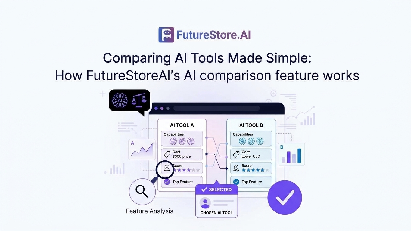 Comparing AI Tools Made Simple: How FutureStoreAI’s AI Comparison Feature Works